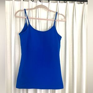 Never worn, BLUE Hardtail cami bra tank, size large